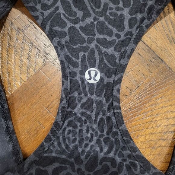 Lululemon Black and Grey Racerback Top - Picture 3 of 5
